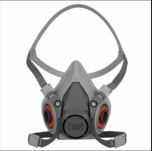 3M Half Facepiece Reusable Respirator 6200, Medium