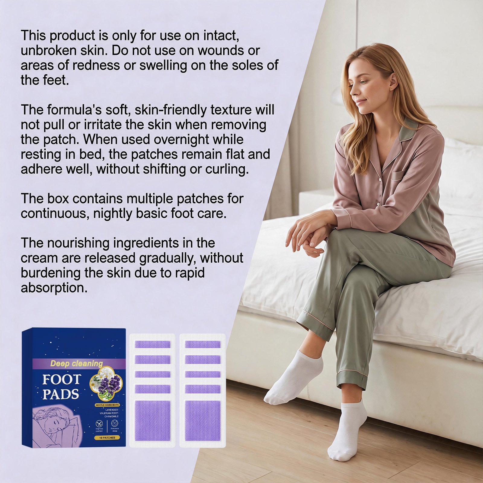 Sleep Care Foot Patches 10 Pieces Per Pack - Image 5