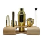 Cross Border Bestseller Stainless Steel Bar Shaker 10 Piece Set, Cocktail Shaker And Mixing Cup Tool Set, Specialized For Bartending