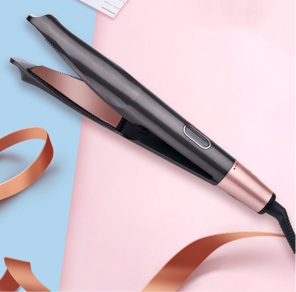 2 In1 Professional Hair Straightener Hair Crimper Dry/Wet Hair Straightening Curling Comb - Image 8