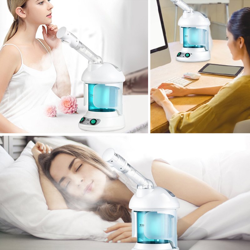 Portable Vapour Ozone Vaporizador Facial Steamer Face Care Skin Relax Moisturizer Beauty Aroma Herbal Steaming Face Spa Device - Image 2