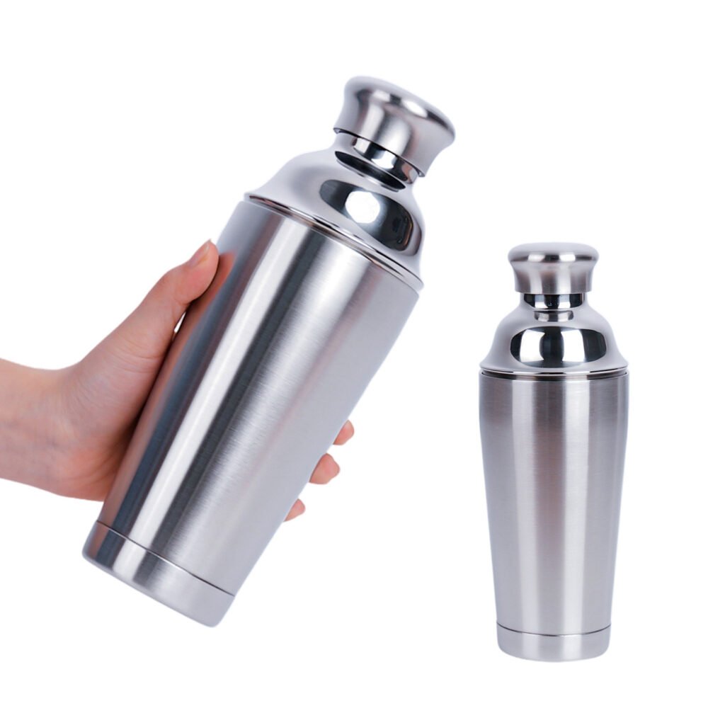 New Double Layer Vacuum Stainless Steel Cocktail Shaker, Complete Set Of Bar Tools, Cocktail Shaker, Milk Tea Shaker Cup