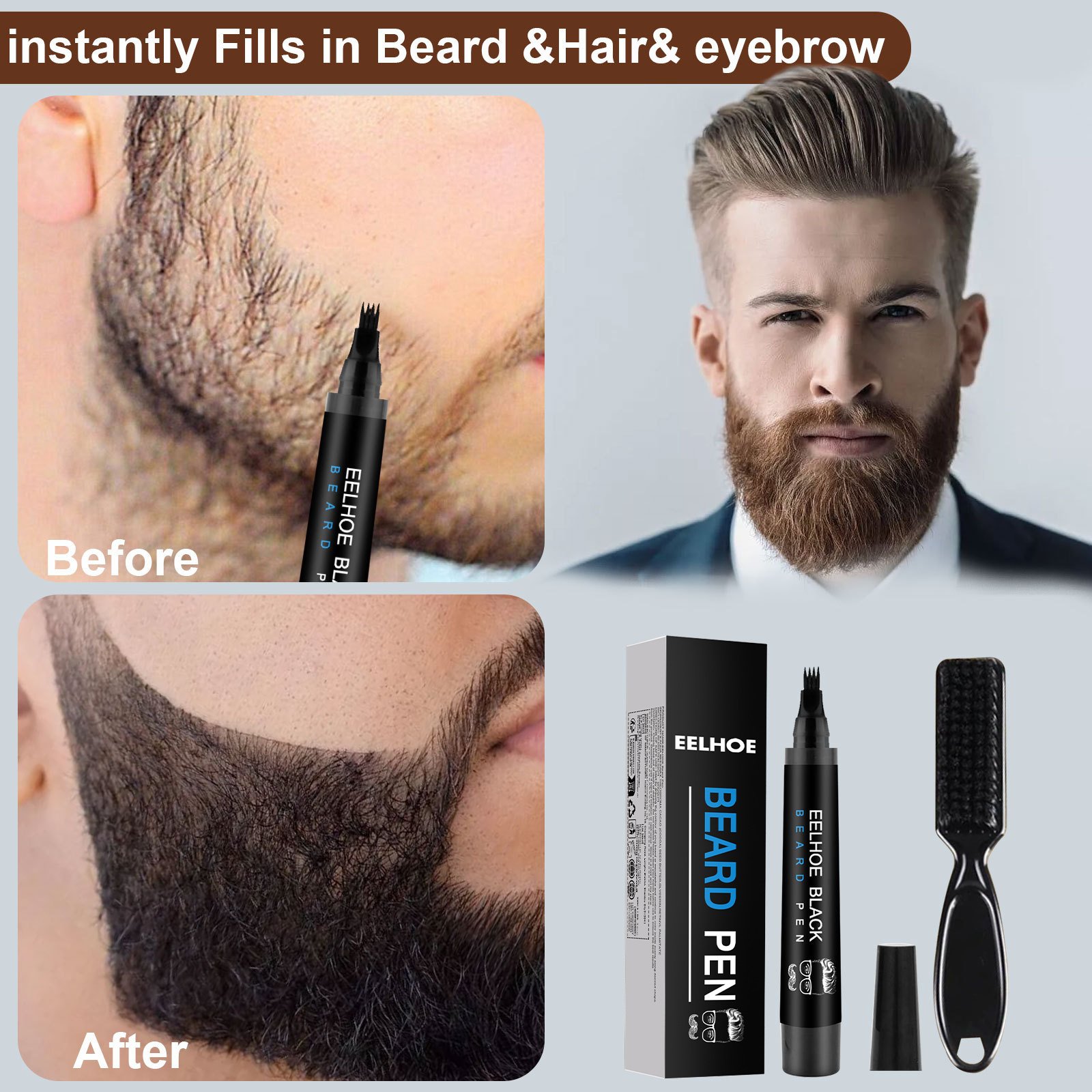 Beard Styling Pen - Black Box - Image 5
