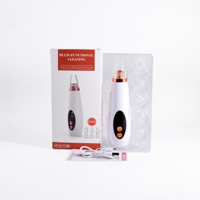 Blackhead Pore Vacuum Cleaner Nose Cleanser Blackheads Remover Blackhead Acne Removal Button Face Suction Beauty Skin Care Tool - Image 6
