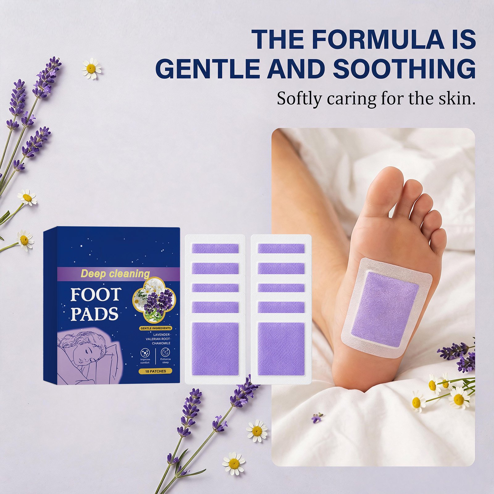 Sleep Care Foot Patches 10 Pieces Per Pack