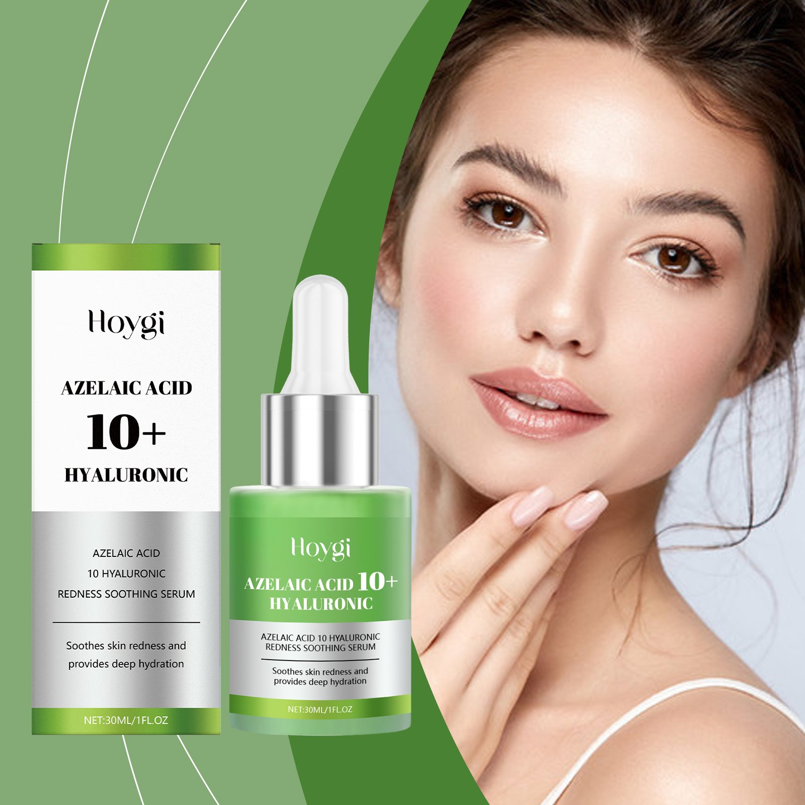 Hyaluronic Acid Soothing E Ssence Light Green 30ml-box - Image 7