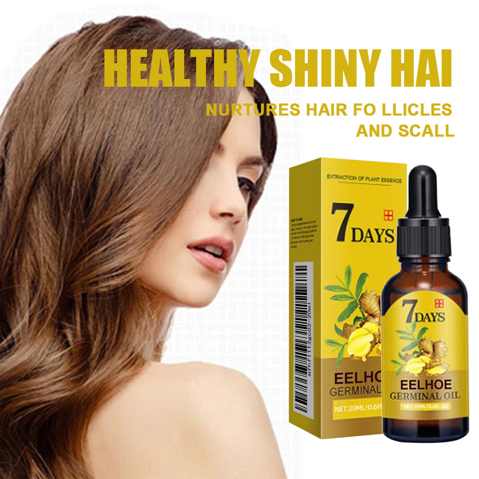 Ginger Hair Liquid 20ml 1box - Image 7