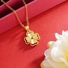 Womens Fashionable Clavicle Chain Necklace With PendantColorfast For Up To Nine Years - Image 2