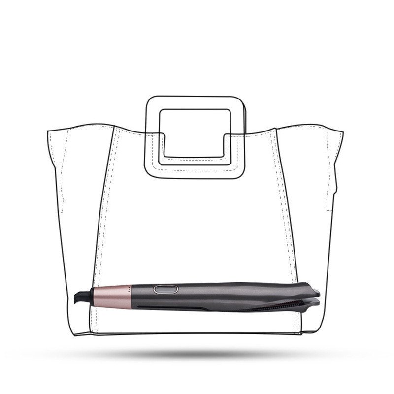2 In1 Professional Hair Straightener Hair Crimper Dry/Wet Hair Straightening Curling Comb - Image 4
