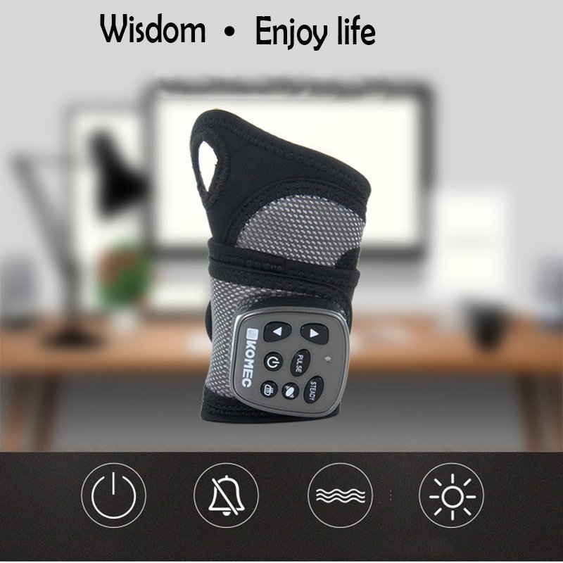 Wireless Vibration Physical Therapy Heating Wrist Massager Squeeze Muscle Joint Acupoint Treatment Relaxation Hand Massager - Image 3