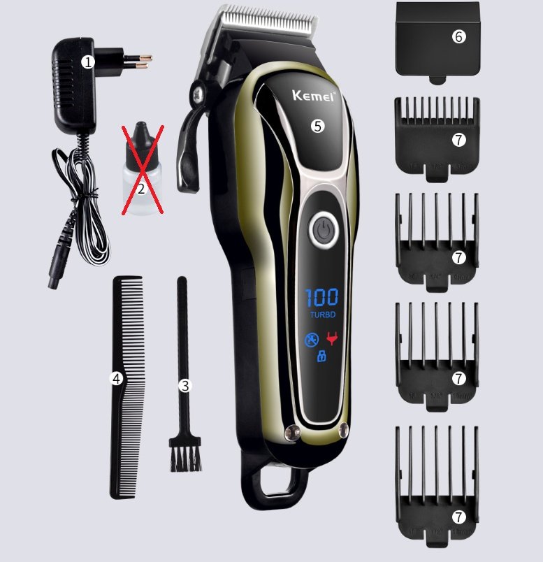 Hair salon hair clipper - Image 7