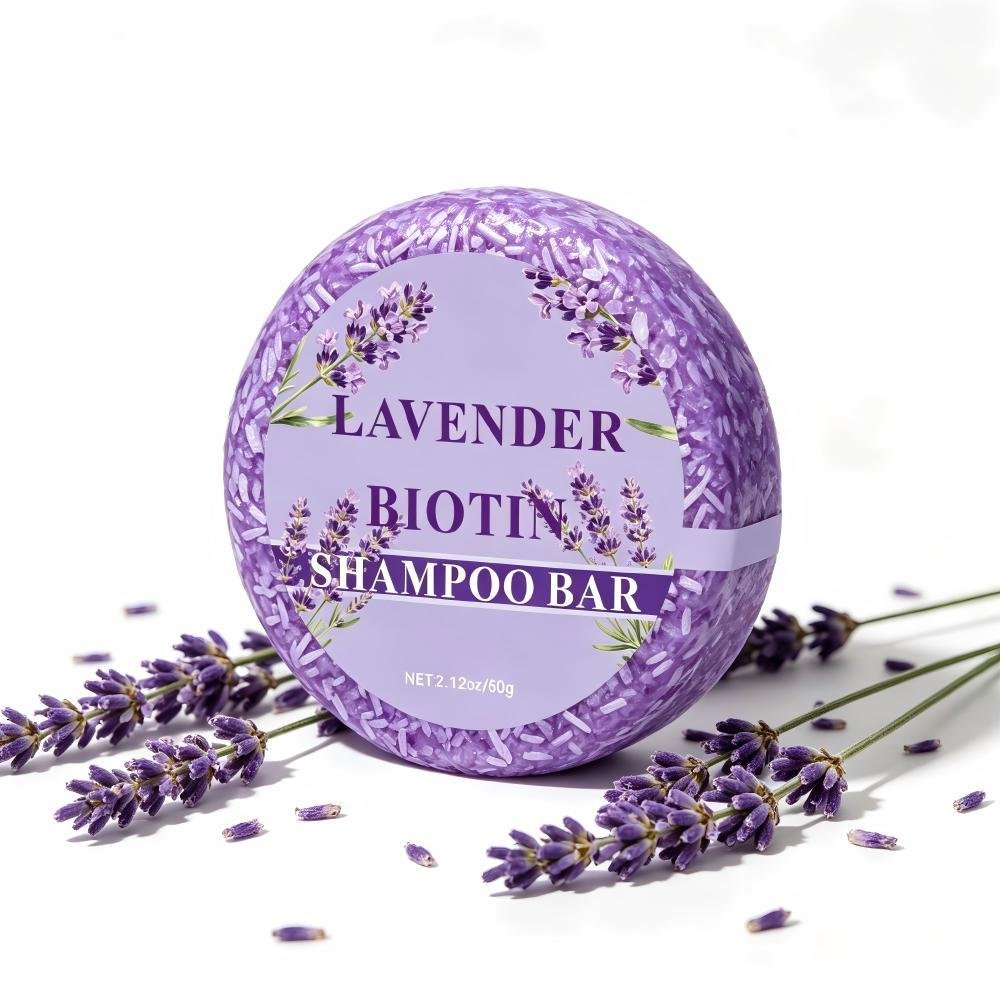 Lavender Biotin Shampoo Bar