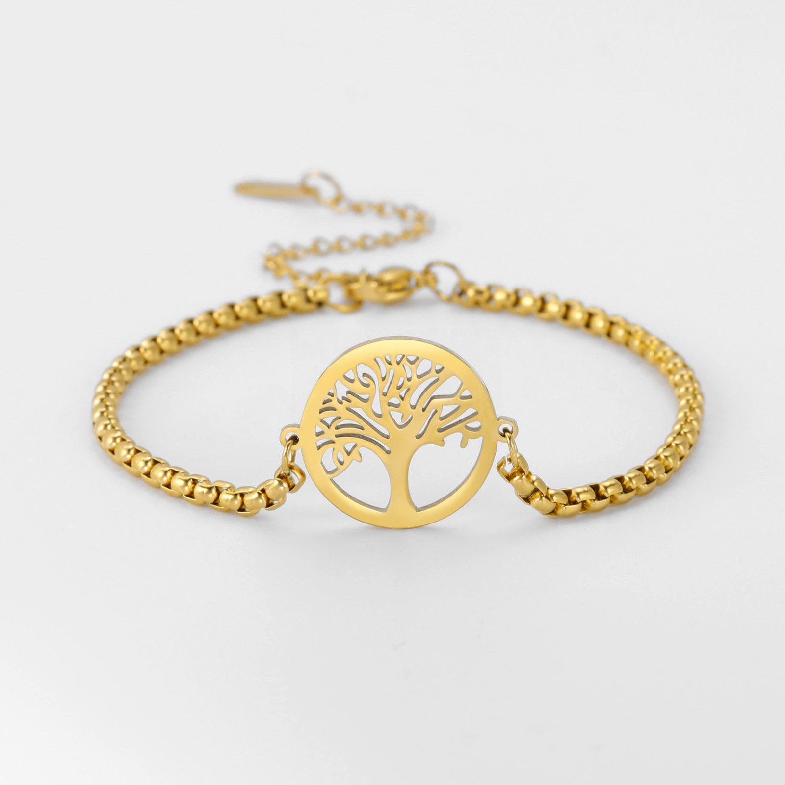 Style Hollow Life Tree Pendant Bracelet - Image 8