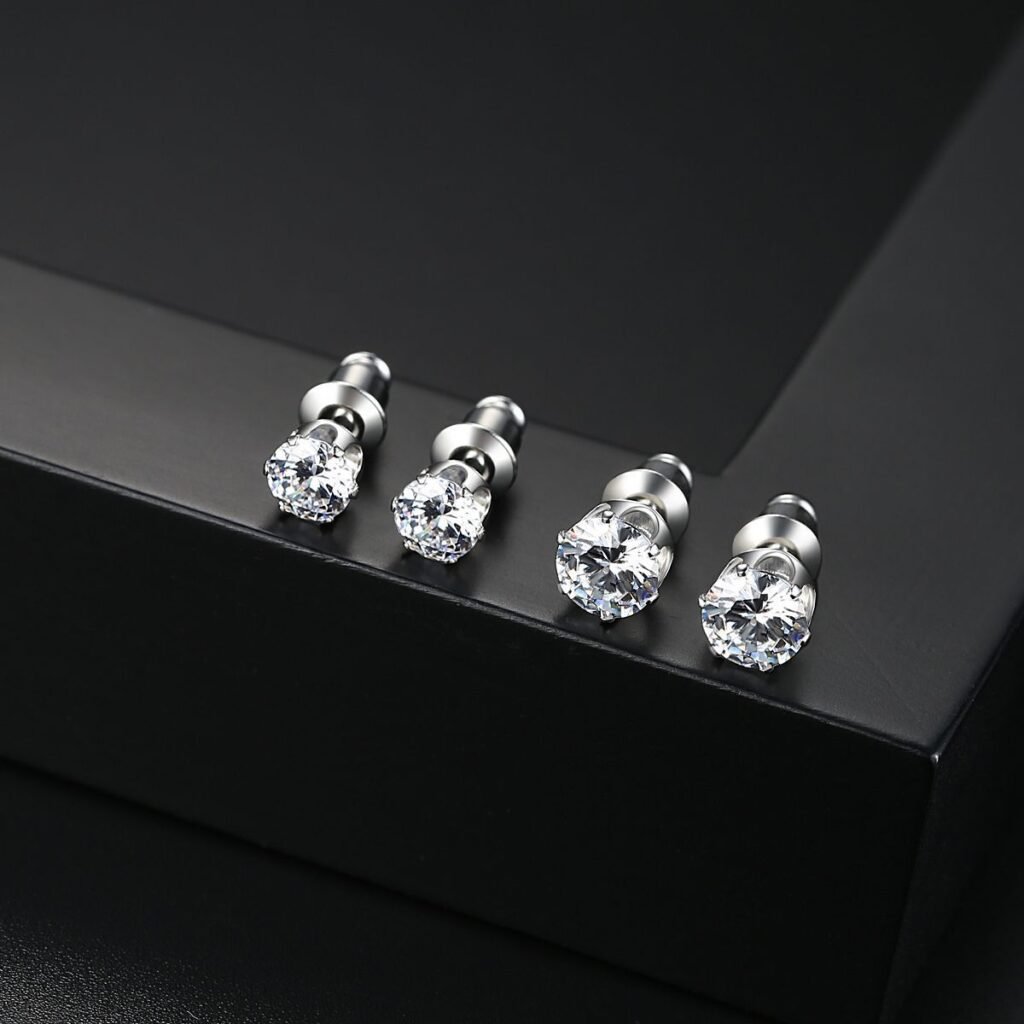 5mm 6mm Simple And Fashionable Women's Earrings