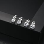 5mm 6mm Simple And Fashionable Women's Earrings