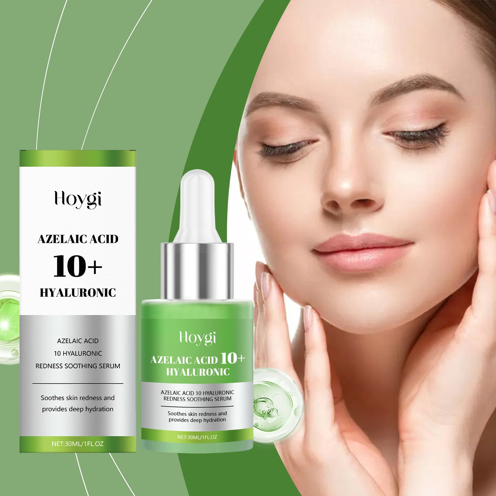 Hyaluronic Acid Soothing E Ssence Light Green 30ml-box - Image 4