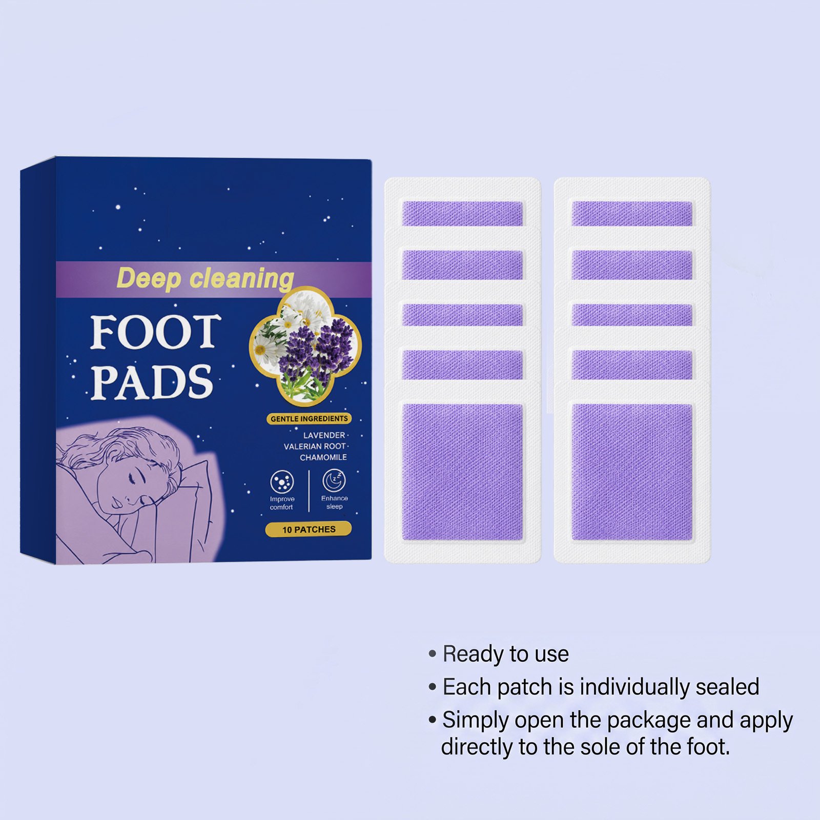 Sleep Care Foot Patches 10 Pieces Per Pack - Image 10