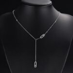 Cross-Border Classic Square-Shaped Light Luxury High-End Necklace, Personalized Trendy Necklace, Earrings, And Hand Accessories