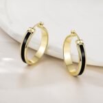 European And American Foreign Trade Jewelry, Fashionable And Exaggerated Earrings, Light Luxury Large Hoop Earrings, Versatile And Exquisite For Women