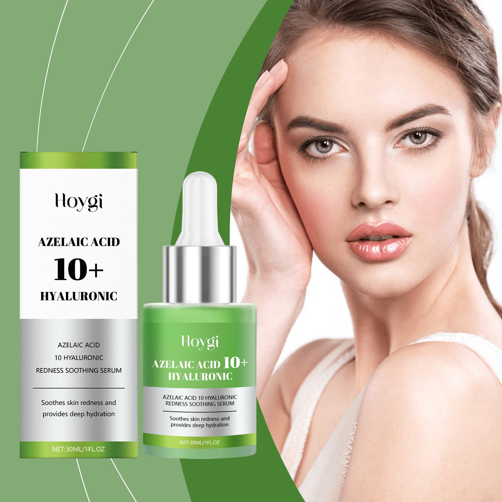 Hyaluronic Acid Soothing E Ssence Light Green 30ml-box - Image 6