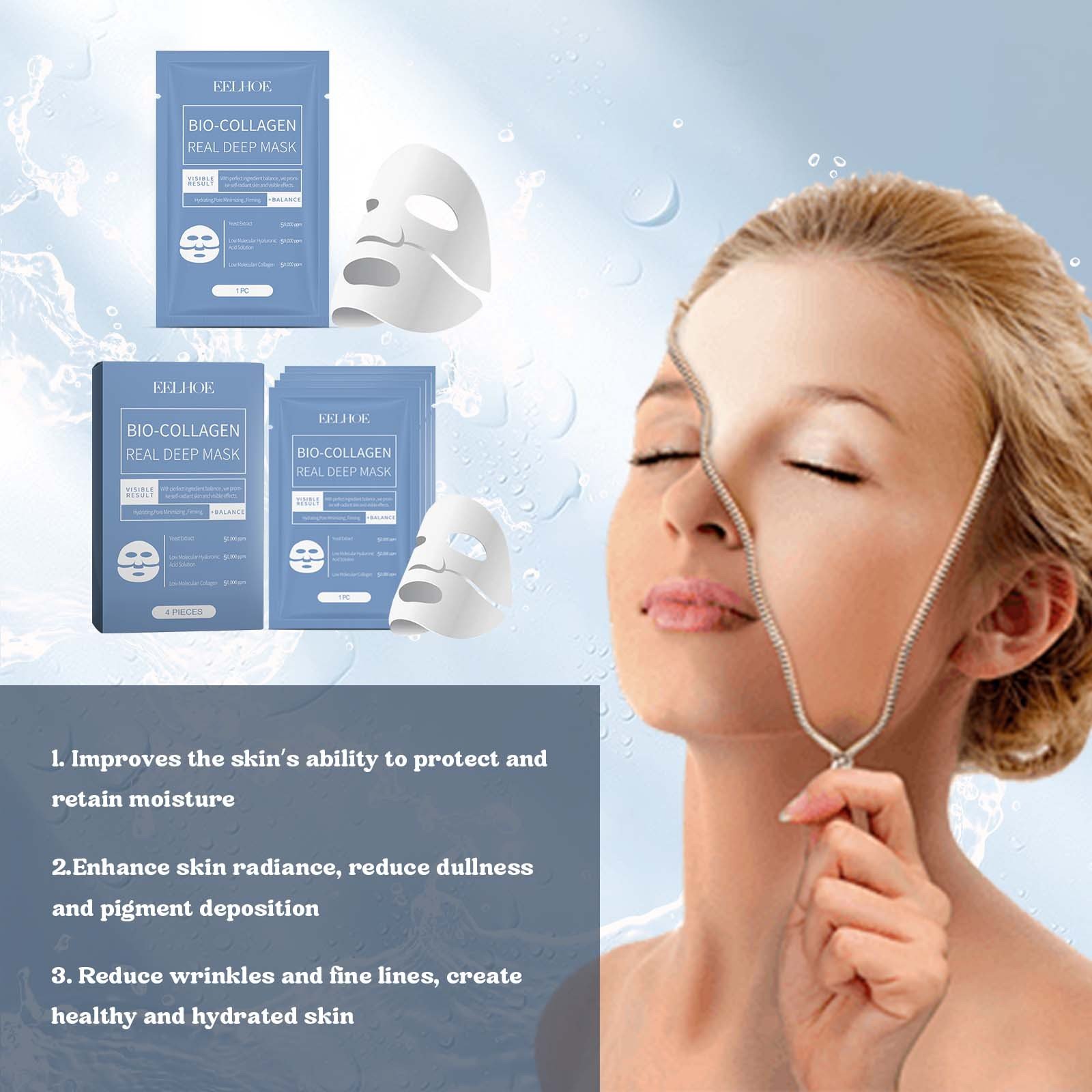 Collagen Facial Mask 1pc 1bag - Image 10