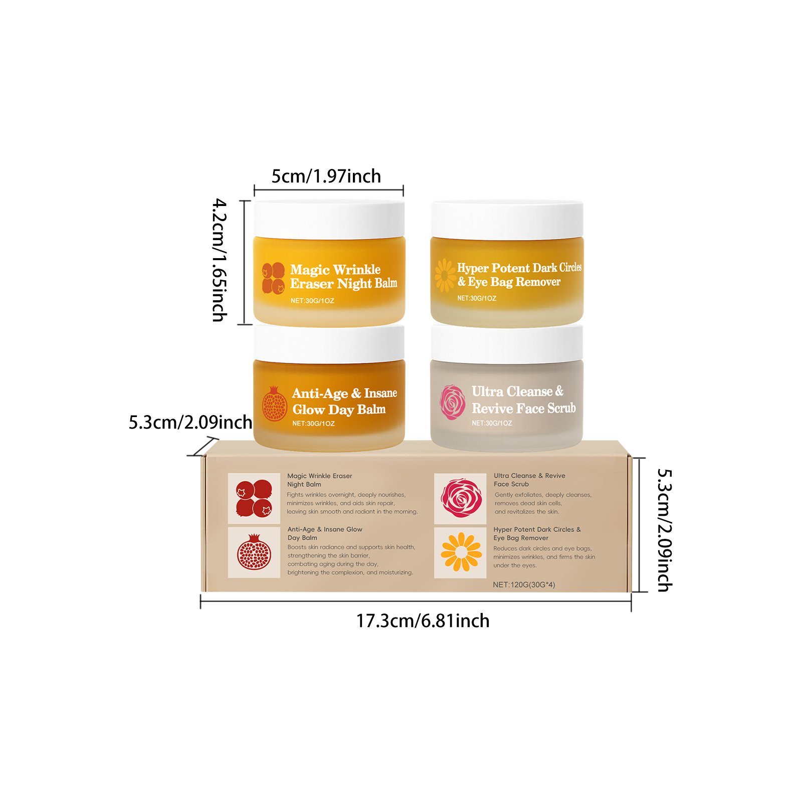 Multi Effect Skin Rejuvenation Day And Night Repair Set 30g X 4-box - Image 9