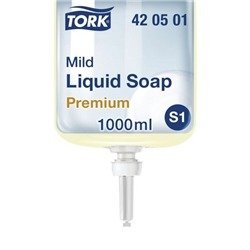 Tork Mild Liquid Hand Soap Refill S1 1 Litre (Pack of 6) 420501