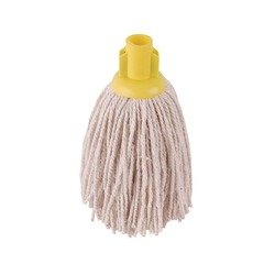 2Work PY Smooth Socket Mop 12oz Yellow (Pack of 10) 2W04302