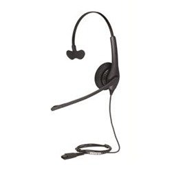 Jabra BIZ 1500 Mono QD Monaural Headset (Peakstop technology keeps sound levels safe) 1513-0154