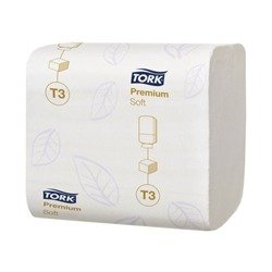 Tork T3 Folded Toilet Tissue 2-Ply 252 Sheets (Pack of 30) 114273
