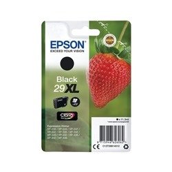 Epson 29XL Strawberry Black High Yield Ink Cartridge 11ml - C13T29914012