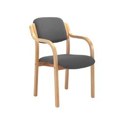 Renoir Arm Chair - Charcoal Fabric Ref CH0706CH