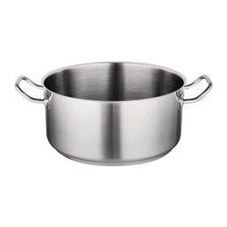 Vogue Stainless Steel Casserole Pan 28cm