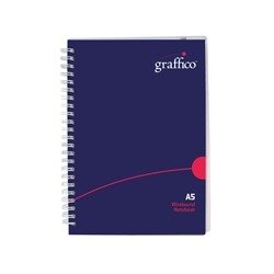 Graffico Hard Cover Wirebound Notebook 160 Pages A5 EN08814