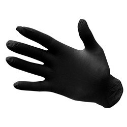Portwest Powder Free Nitrile Disposable Glove L Blk (Pack of 100)