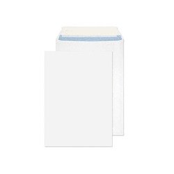 Q-Connect C4 Envelopes Pocket Plain Peel and Seal 100gsm White (Pack of 250) KF03291