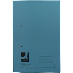 Q-Connect Transfer File 35mm Capacity Foolscap Blue (Pack of 25) KF26061