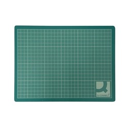 Q-Connect Cutting Mat Non-Slip PVC A3 Green KF01136