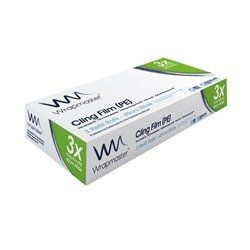 Wrapmaster Cling Film Roll Refill PE 450mmx300m (Pack of 3) 18C68