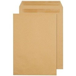 Q-Connect C5 Envelopes Pocket Self Seal 115gsm Manilla (Pack of 250) 2755
