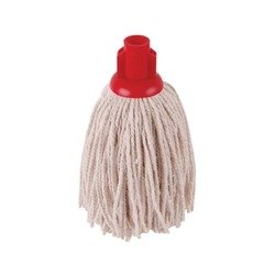 2Work PY Smooth Socket Mop 12oz Red (Pack of 10) 2W04301