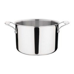 Vogue Stainless Steel & Aluminium Tri-Wall Stew Pan 240mm