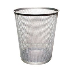 Q-Connect Waste Basket Mesh 18 Litre Silver KF00849