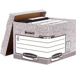 Bankers Box Storage Box Standard Grey (Pack of 10) 00810-FF
