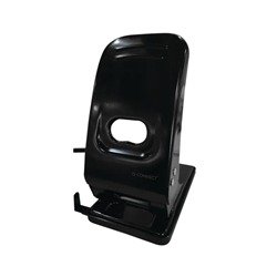 Q-Connect Extra Heavy Duty 2 Hole Punch Black 865P Ref KF01237