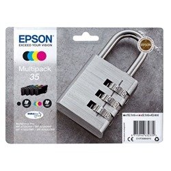 Epson 35 Padlock DURABrite Ultra Ink Cartridge CMYK Multipack C13T35864010