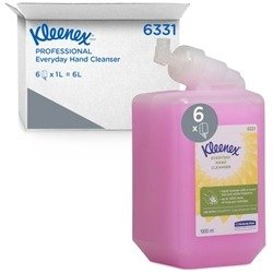 Kleenex Everyday Use Hand Soap Refill 1 Litre (Pack of 6) 6331