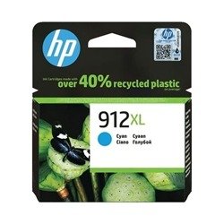 HP 912XL Cyan High Yield Ink Cartridge 10ml for HP OfficeJet Pro 8010/8020 series - 3YL81AE