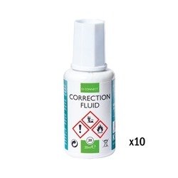 Q-Connect Correction Fluid 20ml (10 Pack) KF10507Q