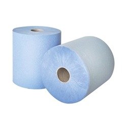Leonardo 2-Ply Laminated Hand Towel Roll Blue (6 Pack) RTB175NDS